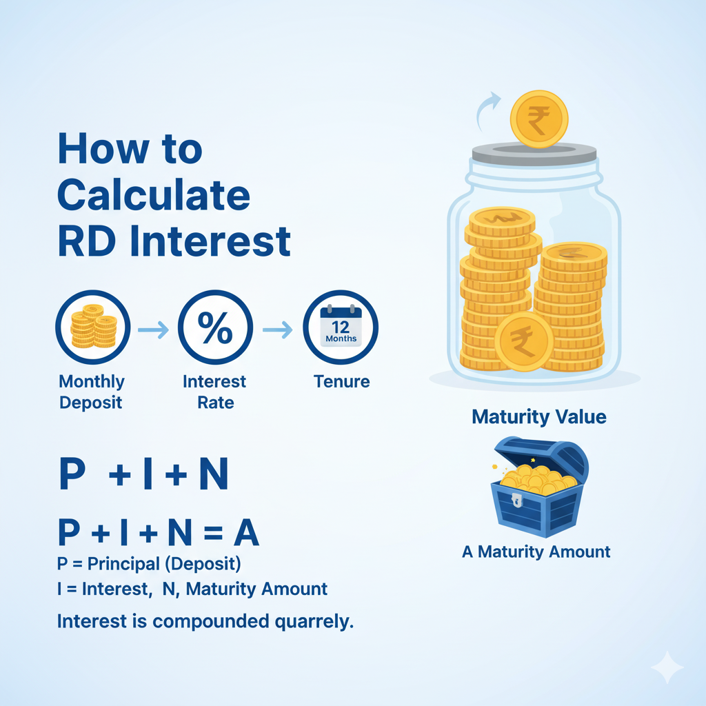 How to Calculate RD Interest — Step-by-Step Guide with Formula 2 How to Calculate RD Interest