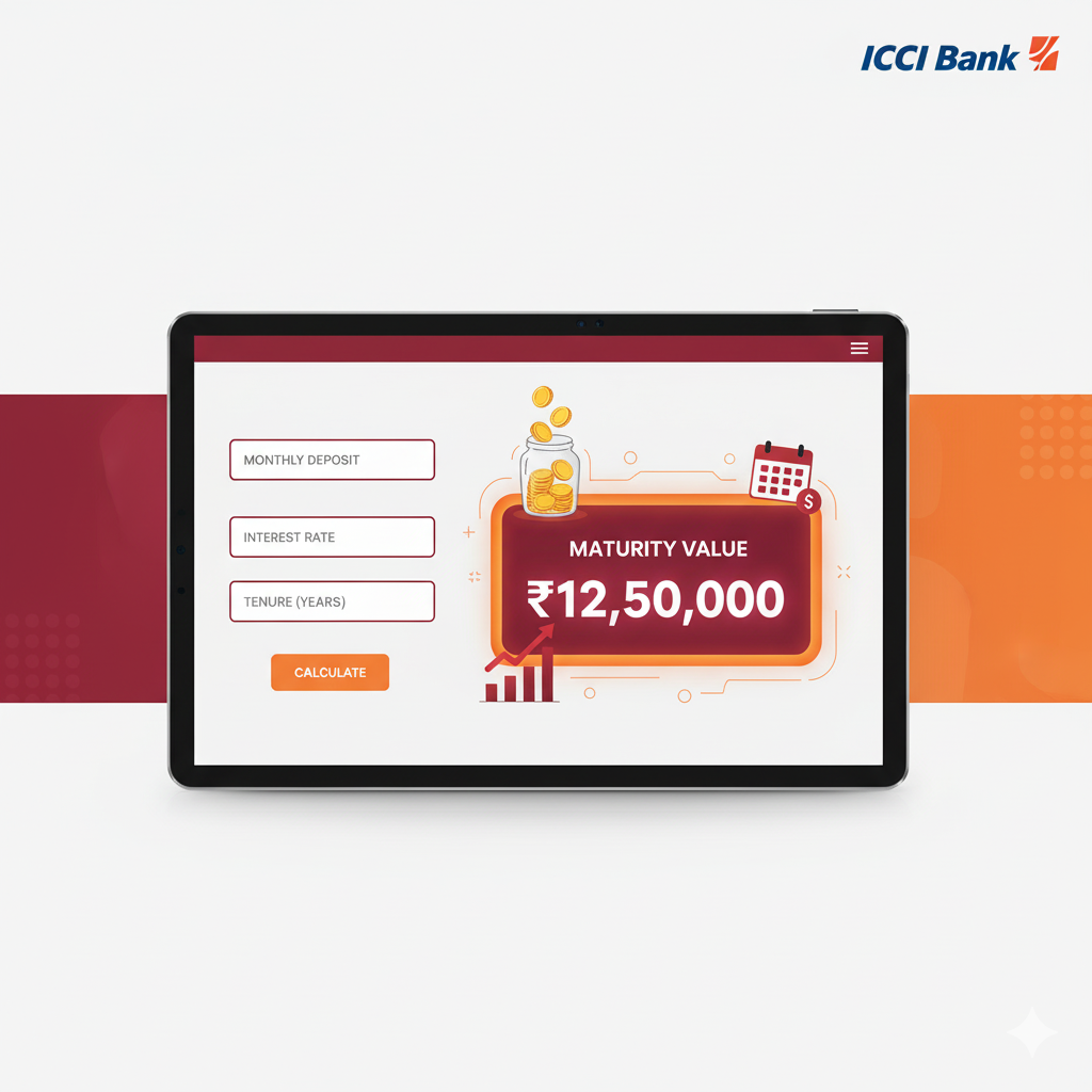 ICICI Bank RD Calculator – Smart Way to Grow Your Savings 1 ICICI Bank RD calculator